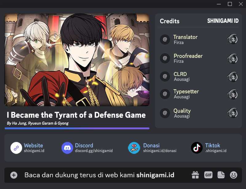 I Became The Tyrant Of A Defense Game Chapter 58 - 127