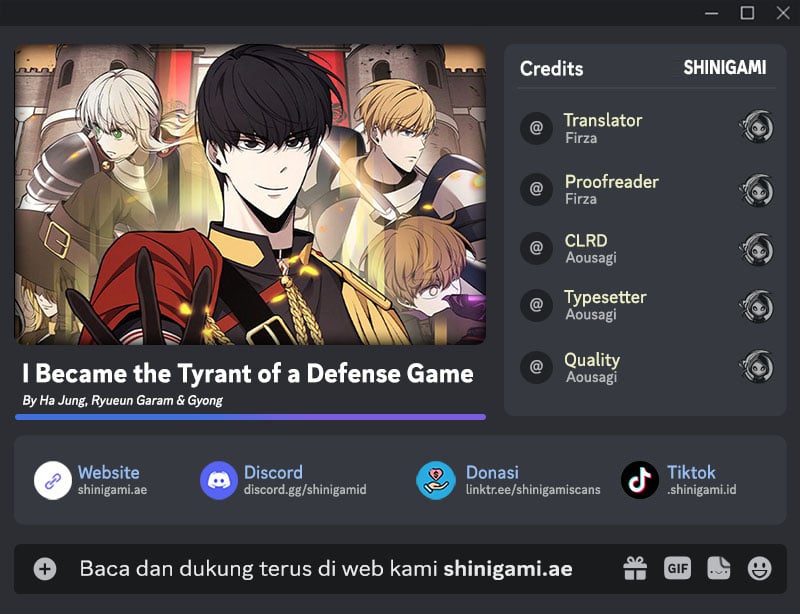 I Became The Tyrant Of A Defense Game Chapter 67 - 121