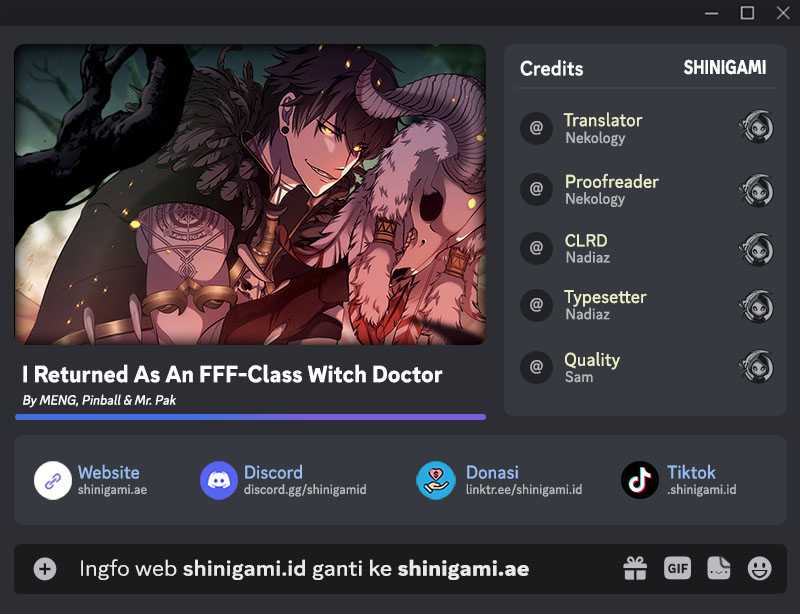 I Returned As An Fff-Class Witch Doctor Chapter 45 - 109