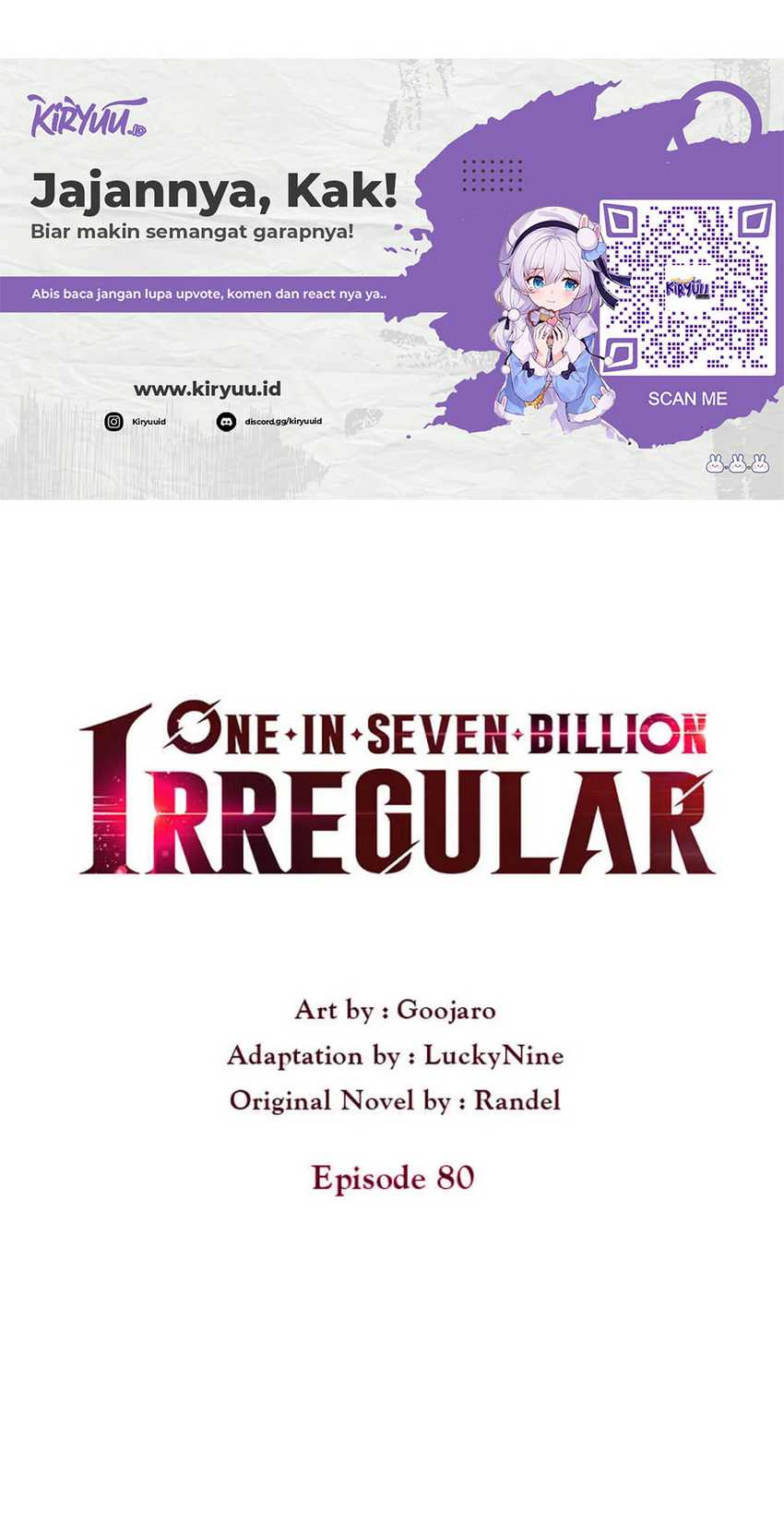 Irregular Of 1 In 7 Billion (One In Seven Billion Irregular) Chapter 80 - 111
