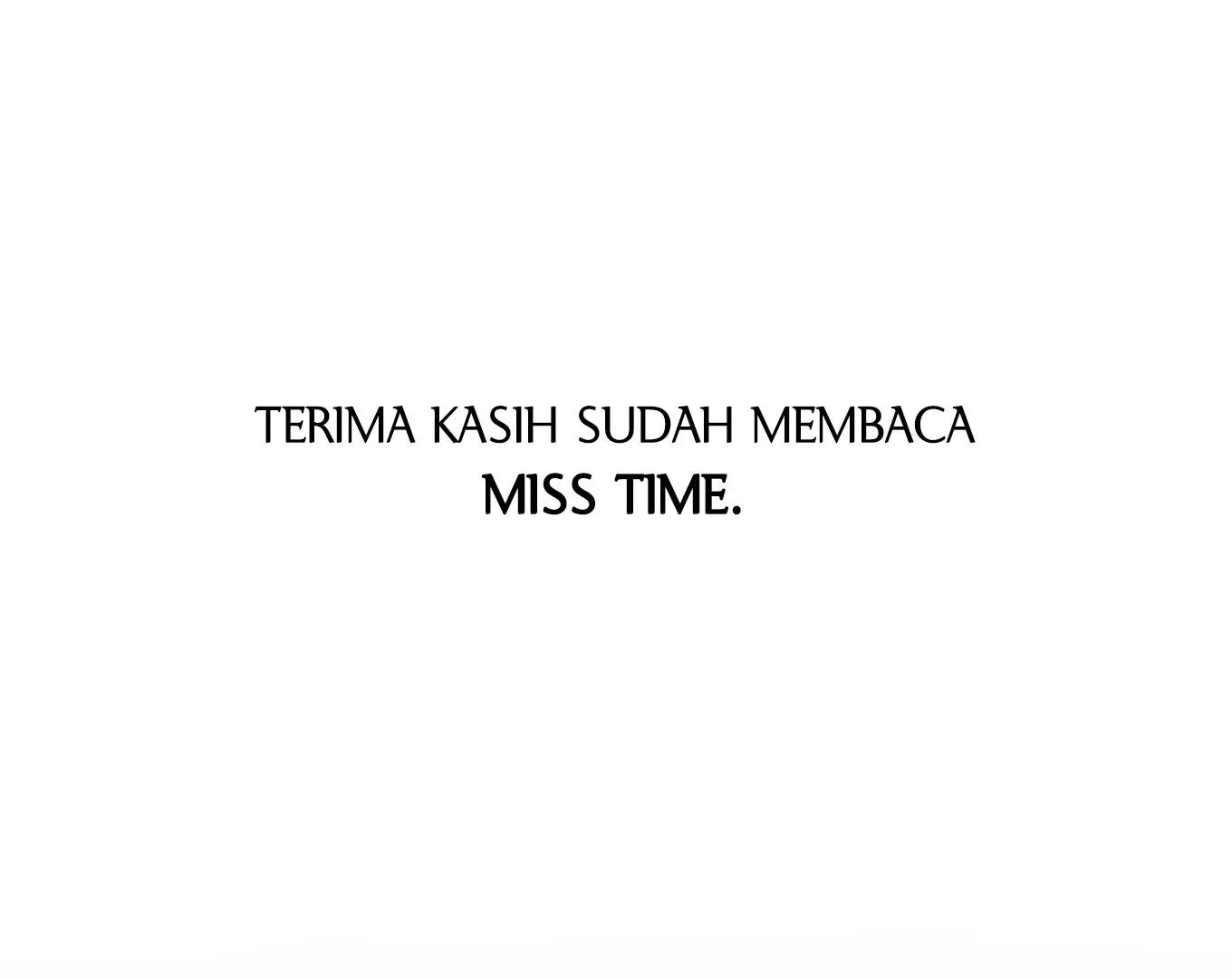 Miss Time Chapter 60 End - 161