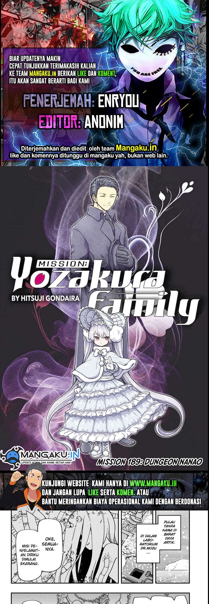 Mission: Yozakura Family Chapter 189 - 67