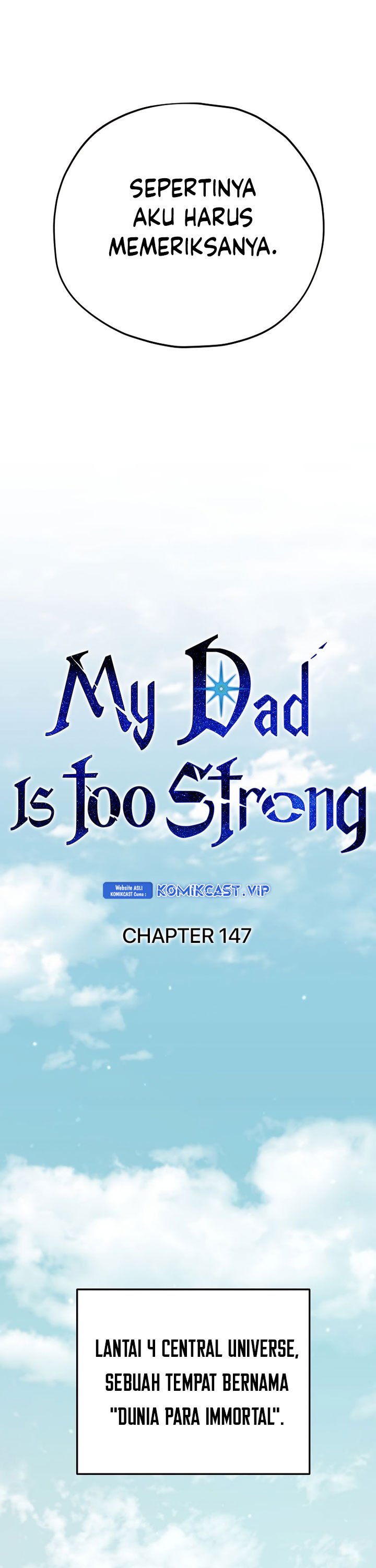 My Dad Is Too Strong Chapter 147 - 289