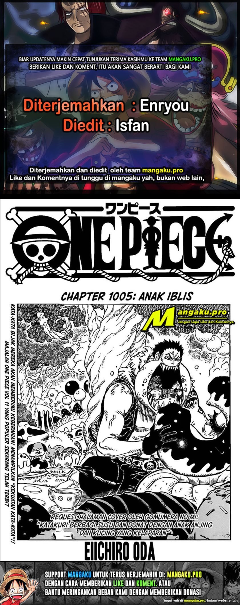 One Piece Chapter 1005 Hq - 31