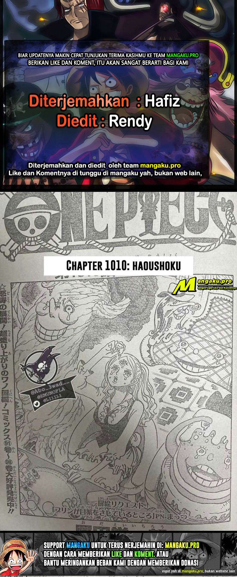 One Piece Chapter 1010 Lq - 67