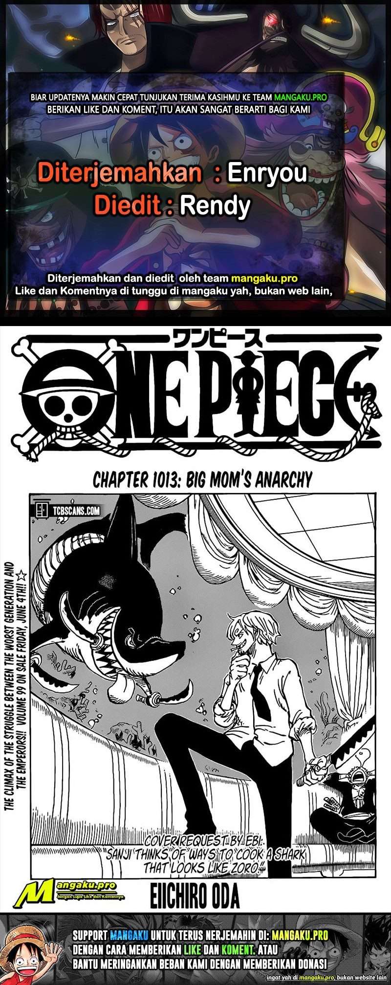 One Piece Chapter 1013 Hq - 49