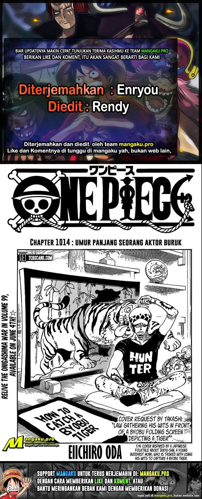 One Piece Chapter 1014Hq - 43