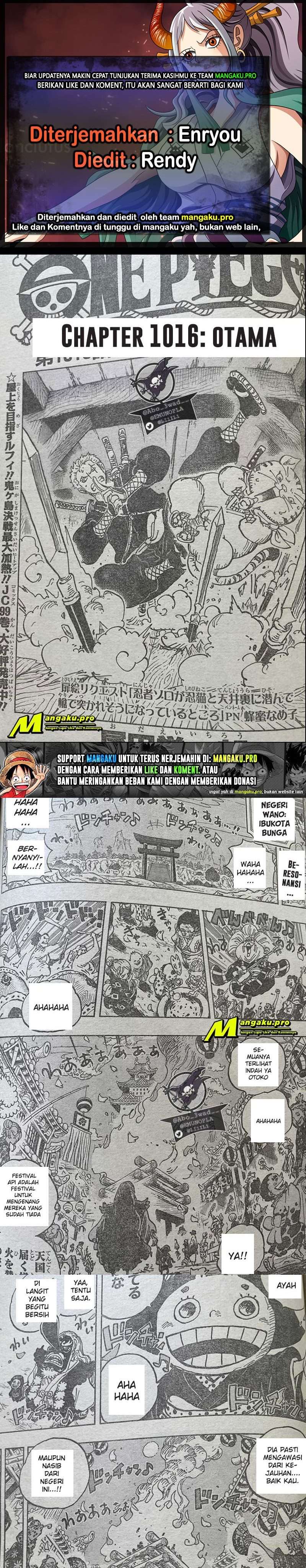 One Piece Chapter 1016 Lq - 45