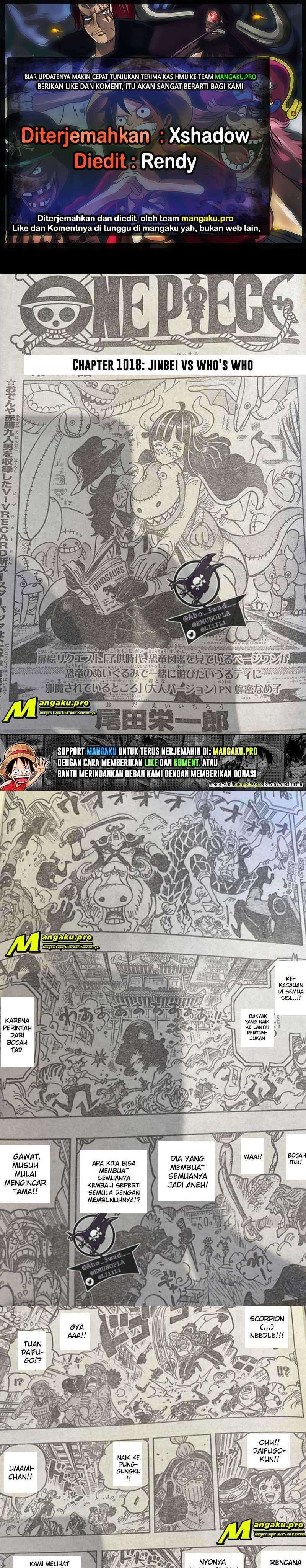One Piece Chapter 1018 Lq - 37