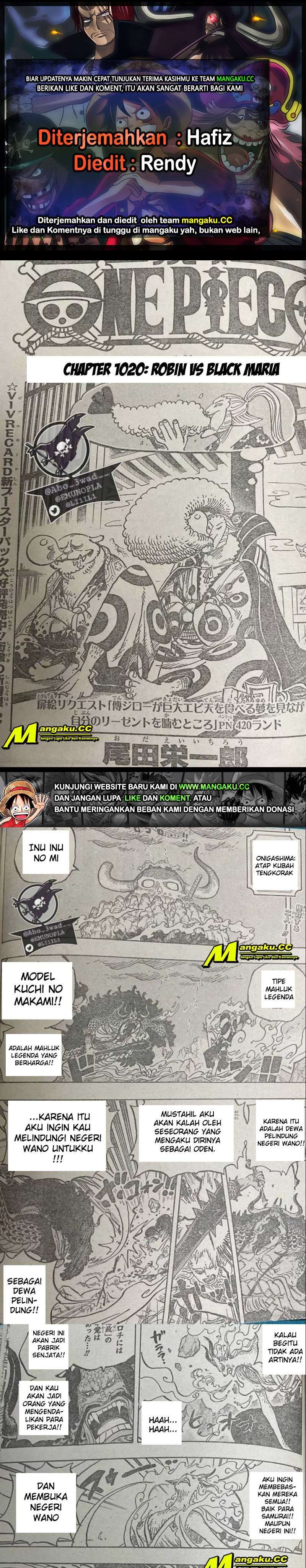 One Piece Chapter 1020 Lq - 37