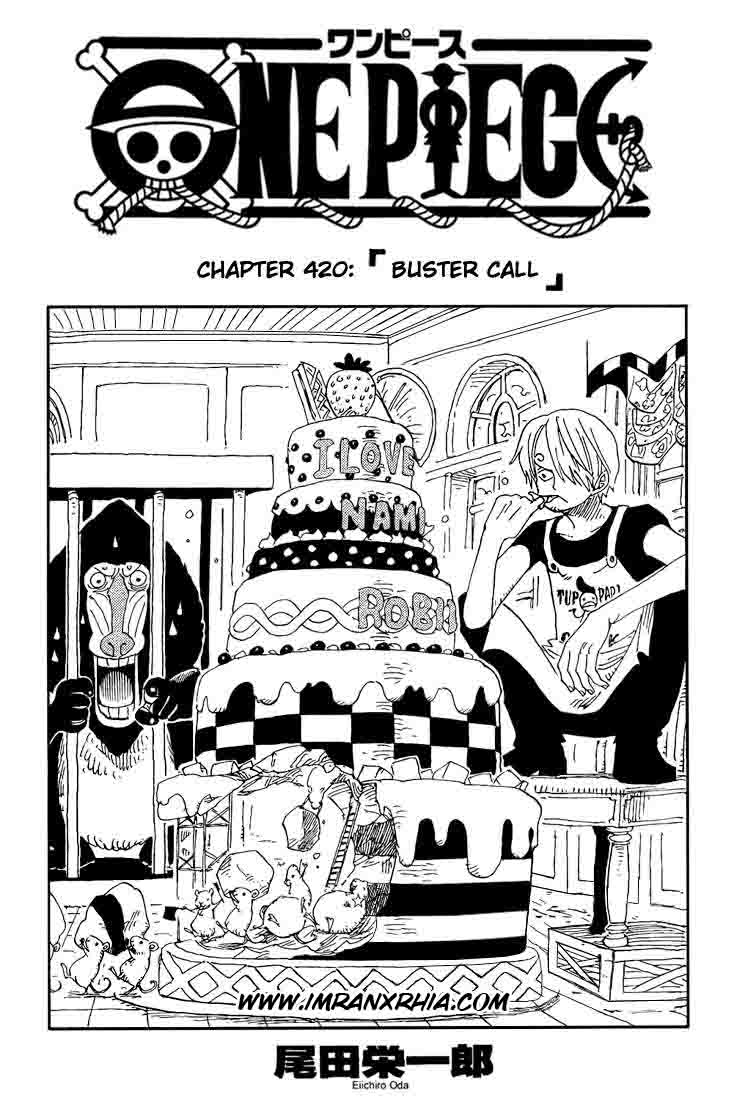 One Piece Chapter 420 - 109