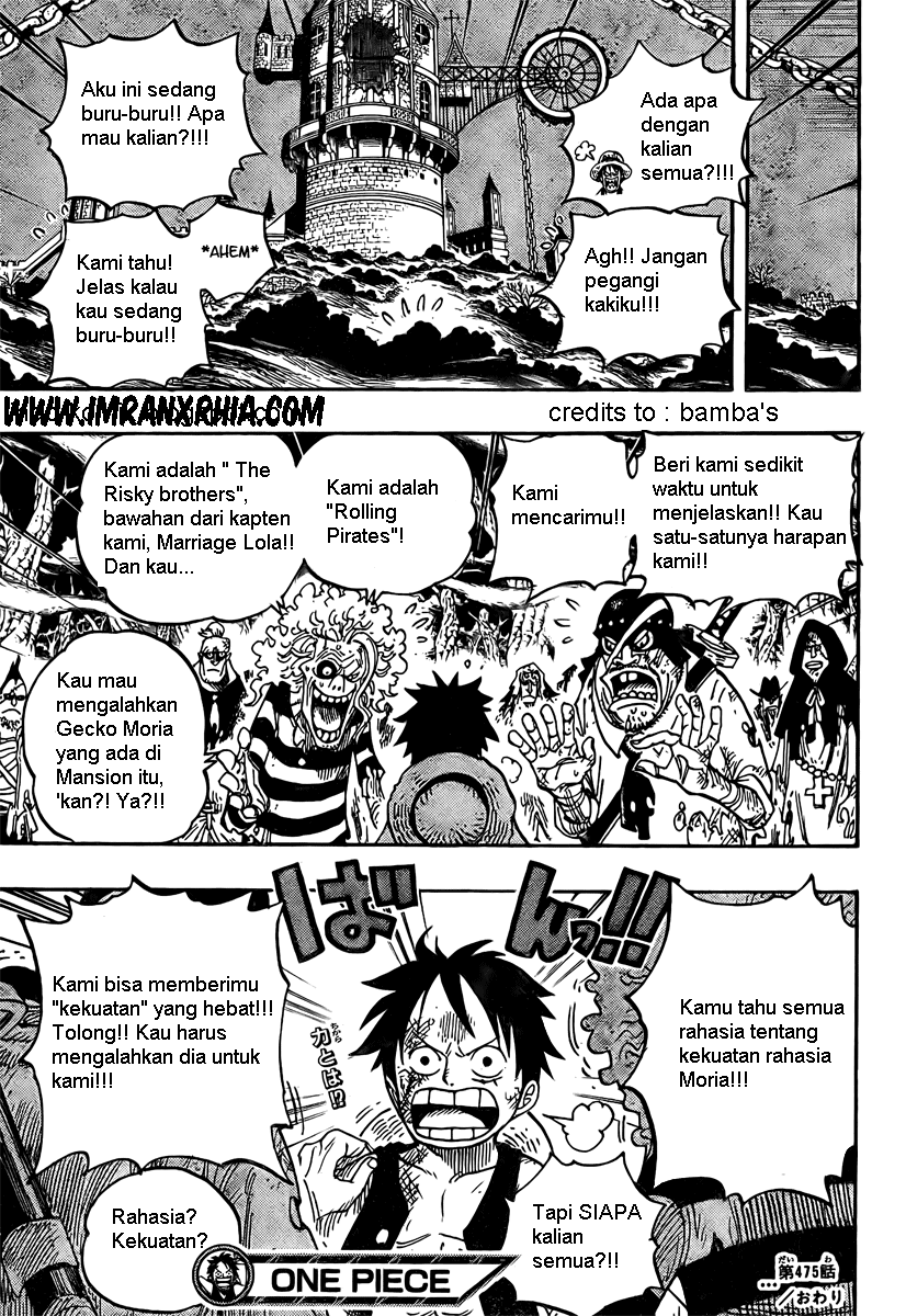 One Piece Chapter 475 - 157