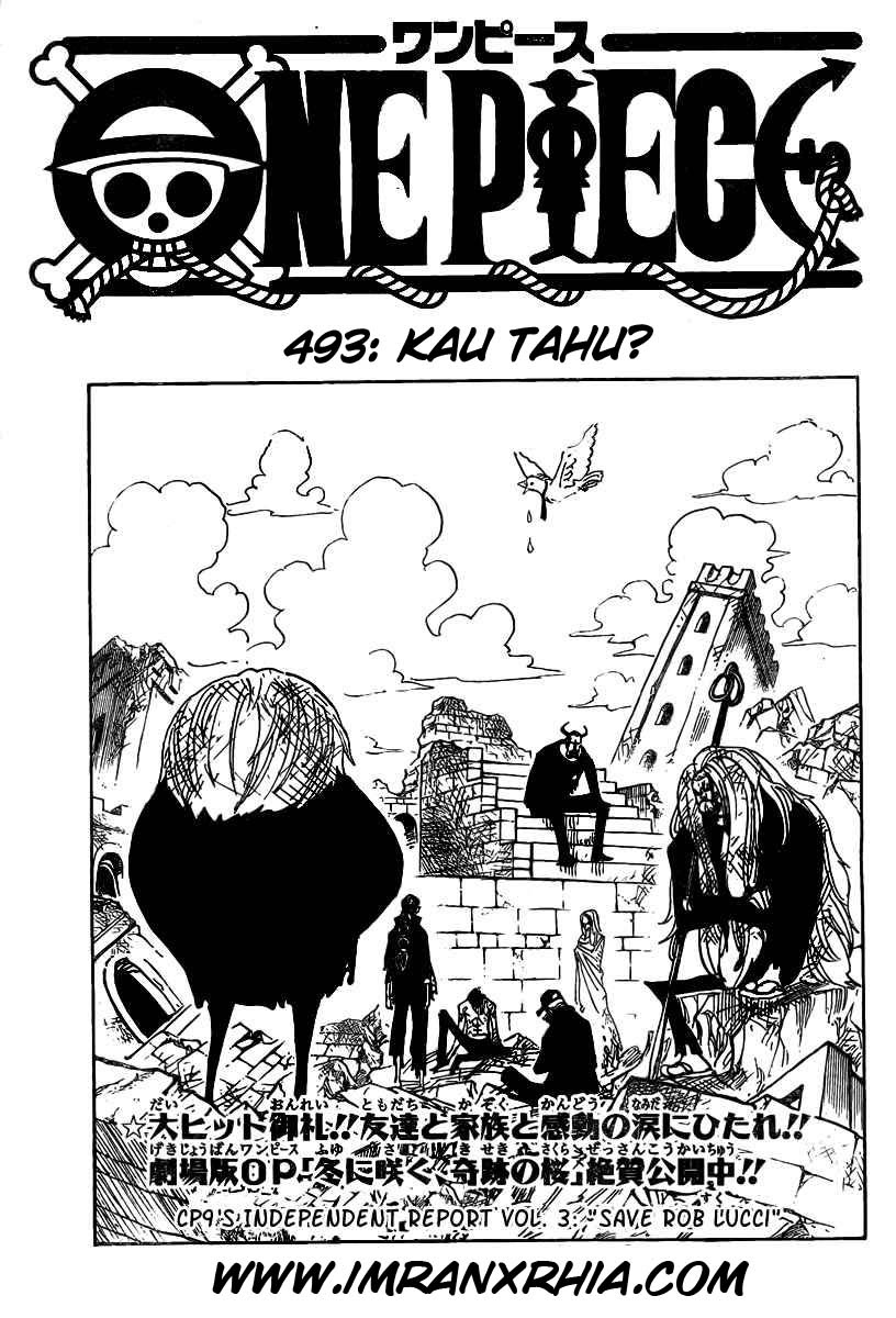 One Piece Chapter 493 - 121