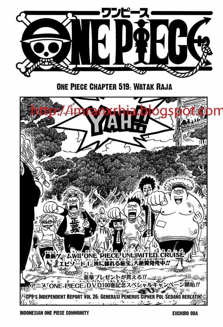One Piece Chapter 519 - 121