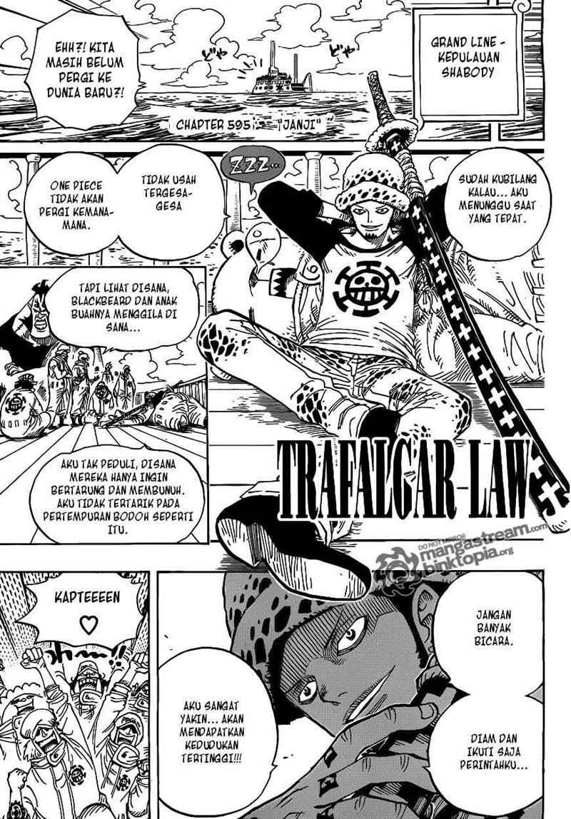 One Piece Chapter 595 - 99
