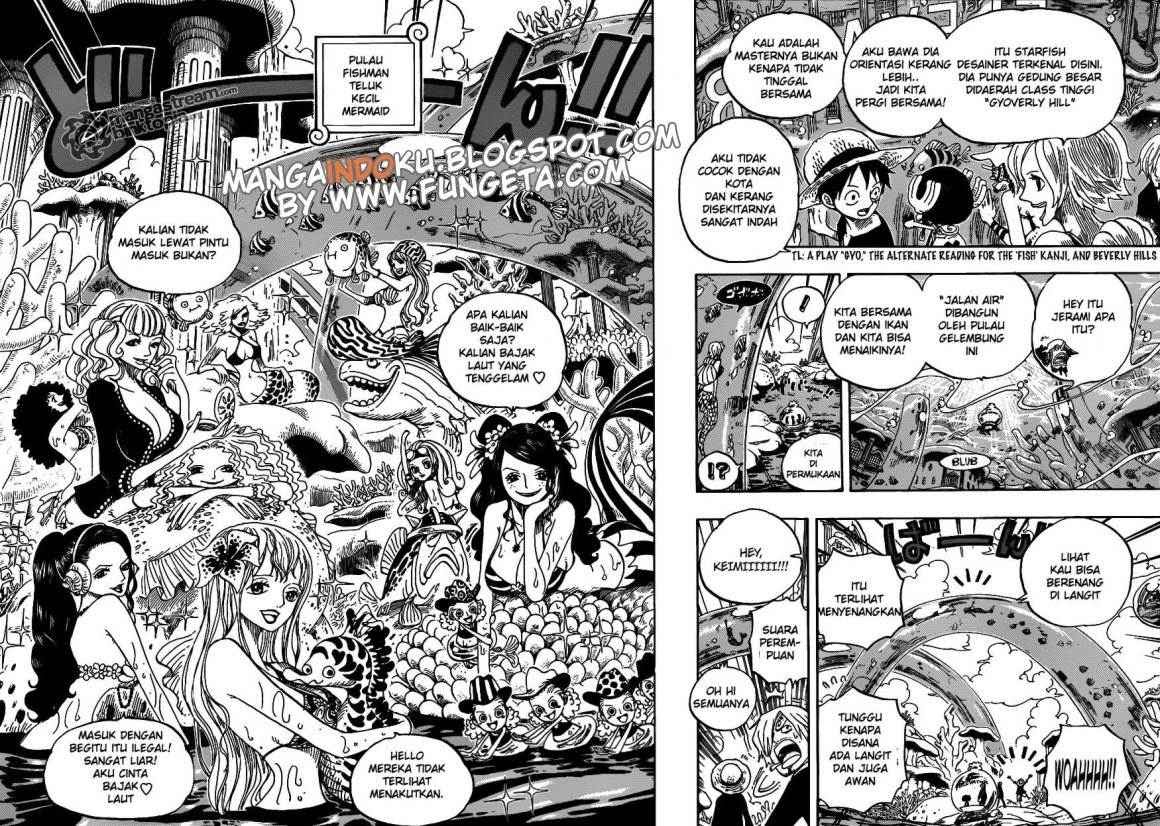 One Piece Chapter 608 - 129