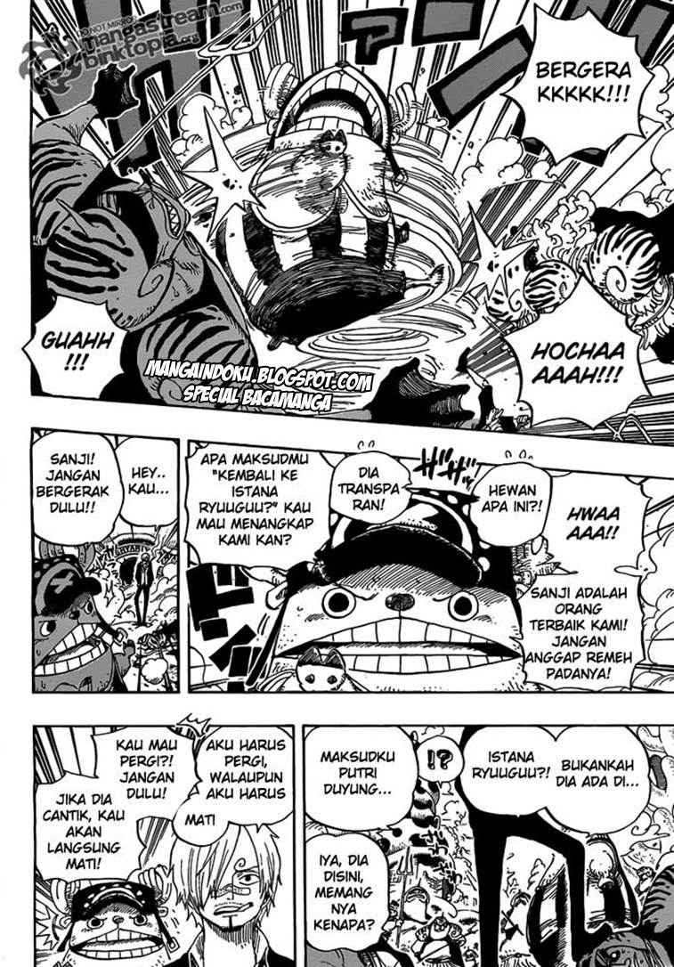 One Piece Chapter 614 - 113