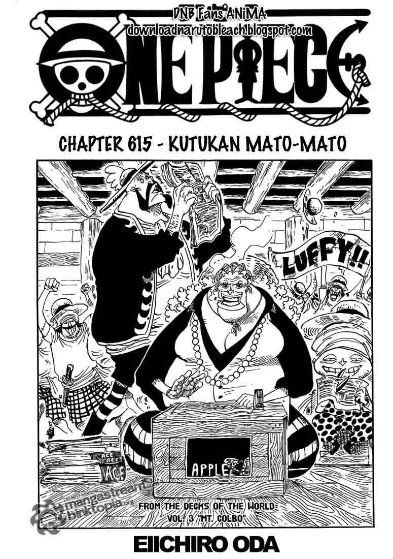 One Piece Chapter 615 - 109