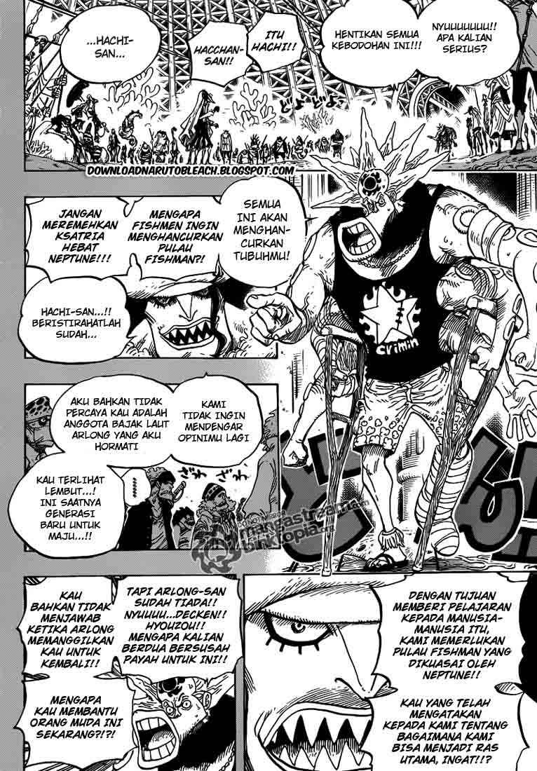 One Piece Chapter 615 - 123