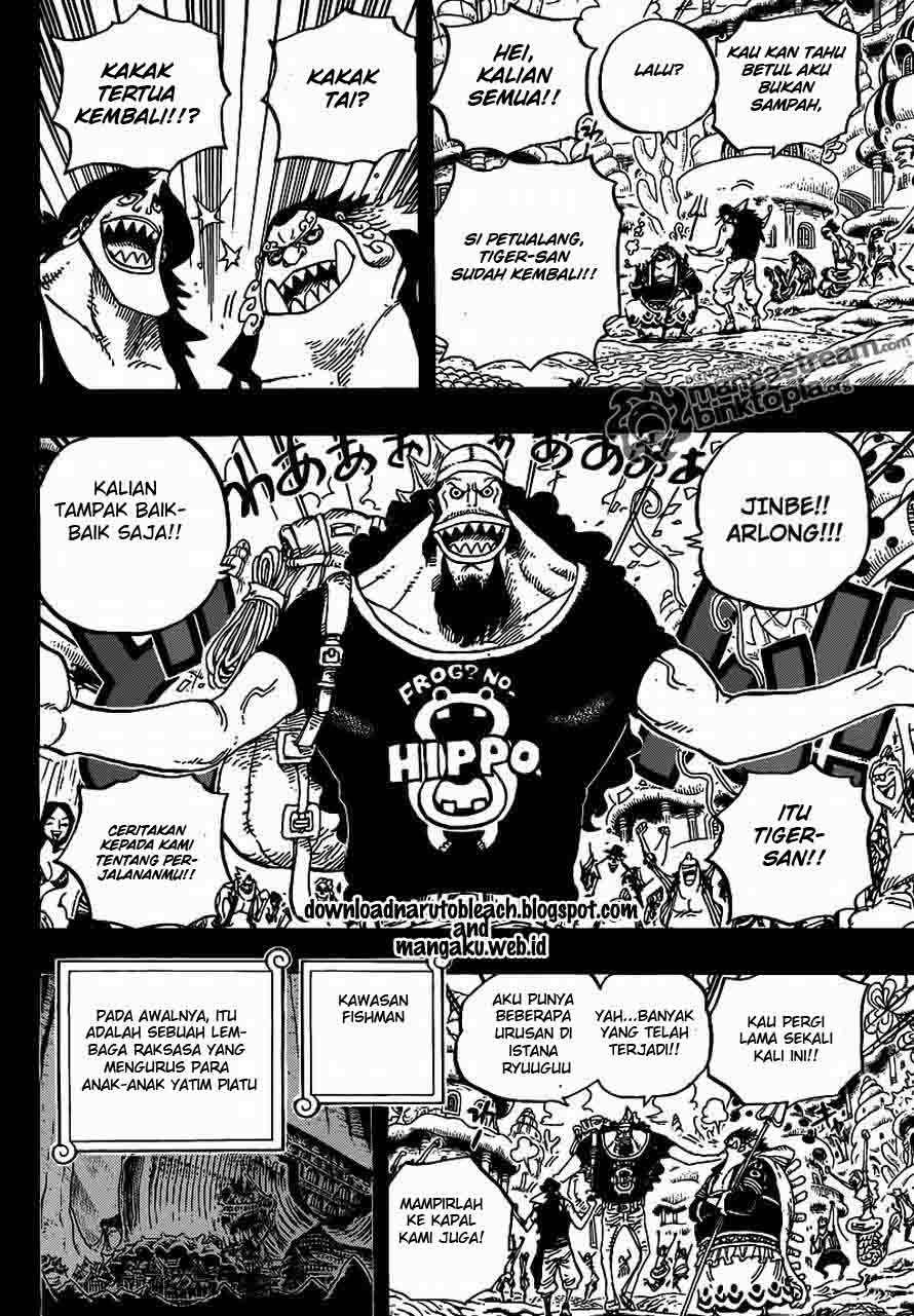 One Piece Chapter 621 – Otohime Dan Tiger - 129