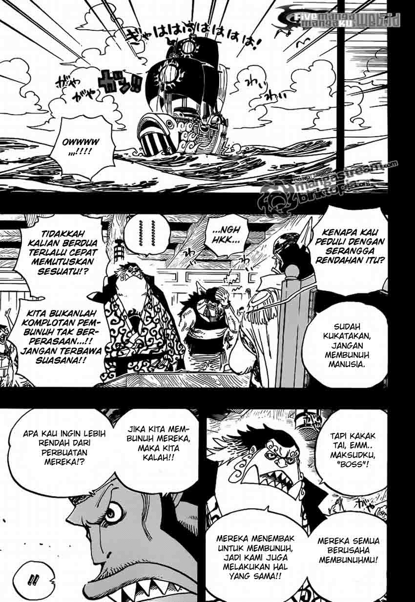 One Piece Chapter 622 – Bajak Laut Matahari - 133