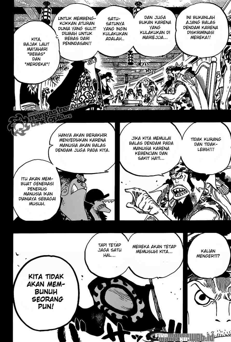 One Piece Chapter 622 – Bajak Laut Matahari - 135
