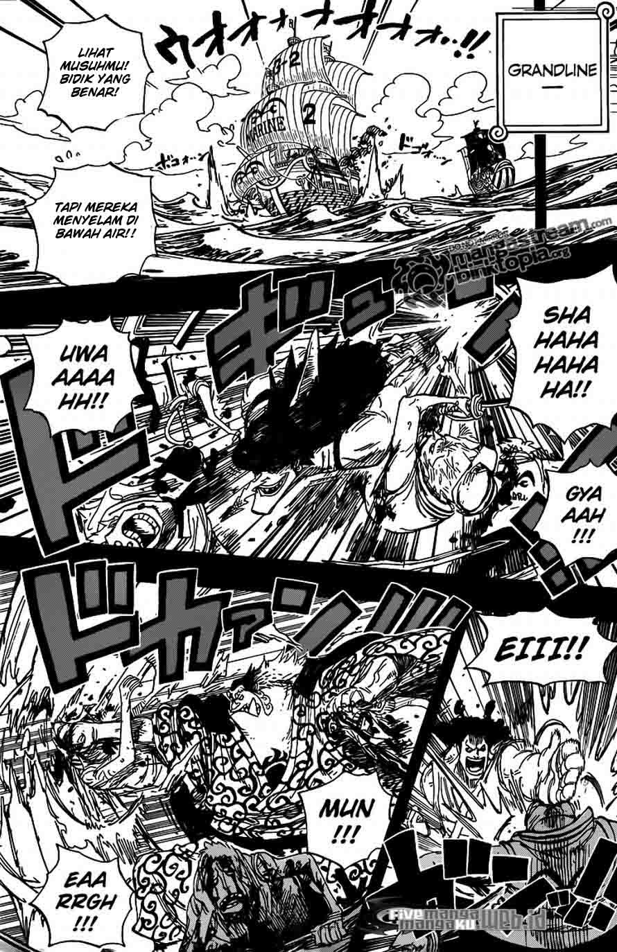 One Piece Chapter 622 – Bajak Laut Matahari - 125