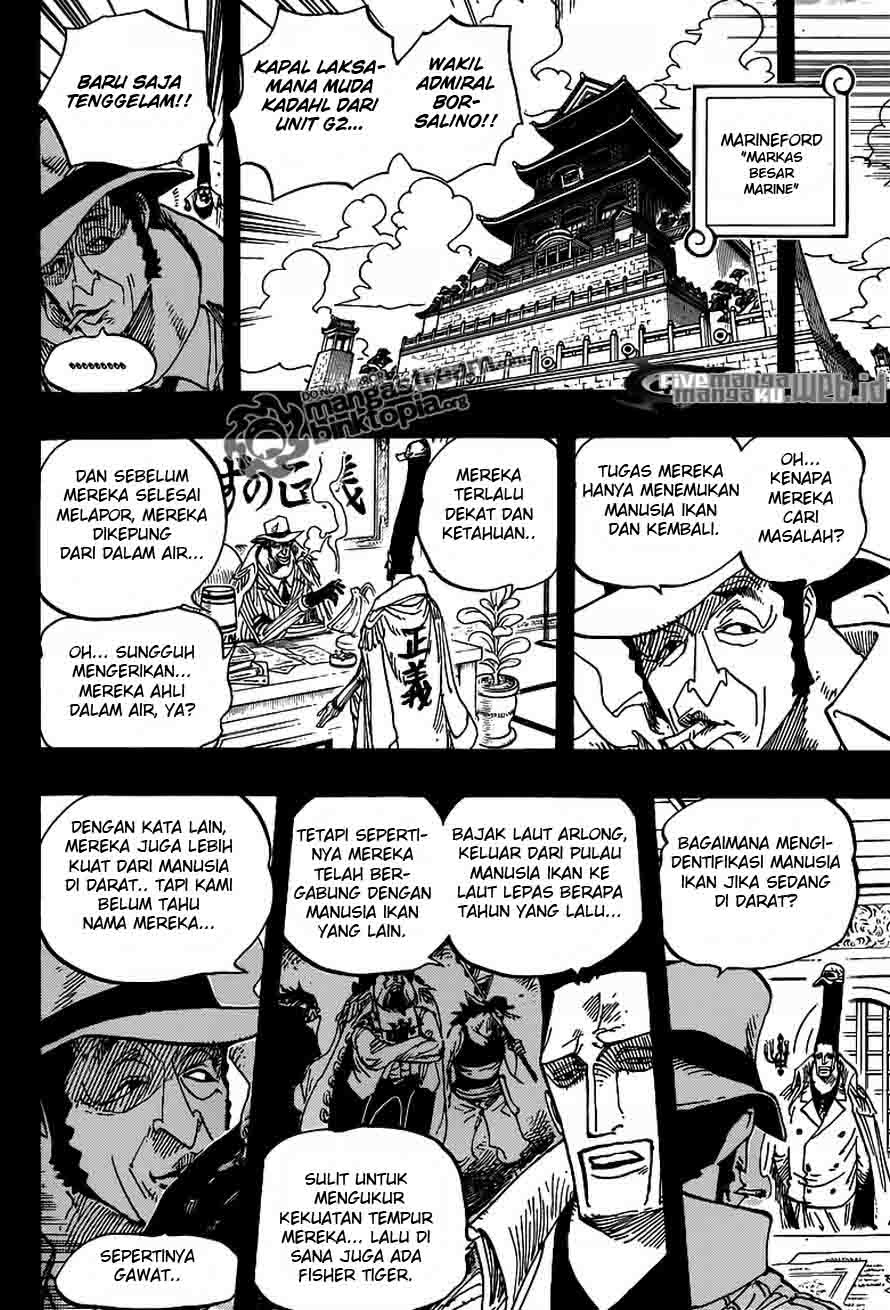 One Piece Chapter 622 – Bajak Laut Matahari - 131