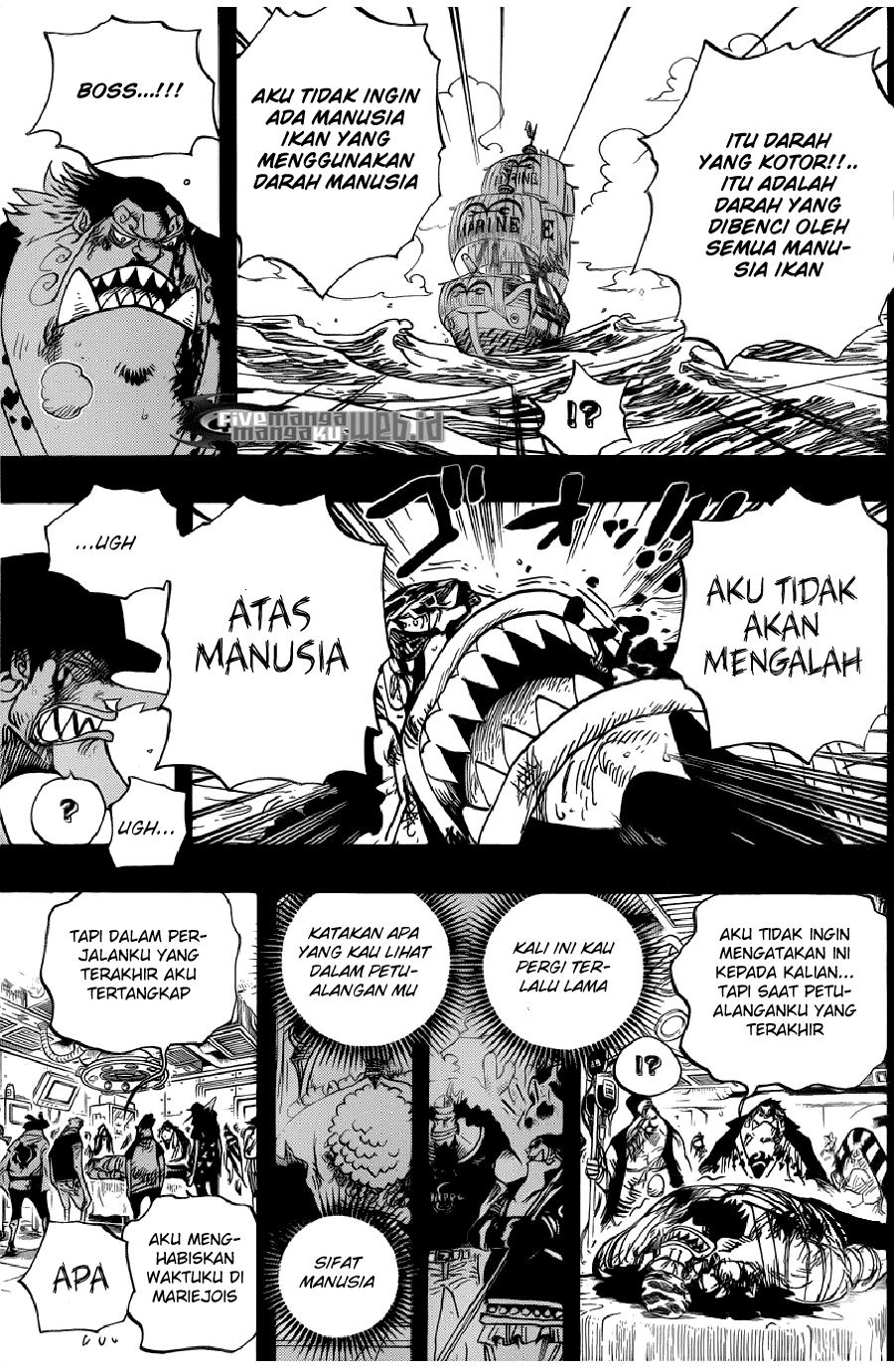 One Piece Chapter 623 – Si Bajak Laut Fisher Tiger - 149