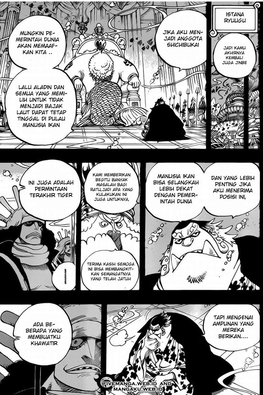 One Piece Chapter 624 – Ratu Otohime - 133