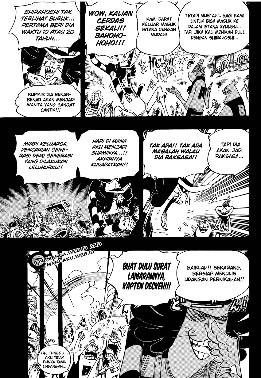 One Piece Chapter 626 – Persaudaraan 3 Anak Neptune - 133