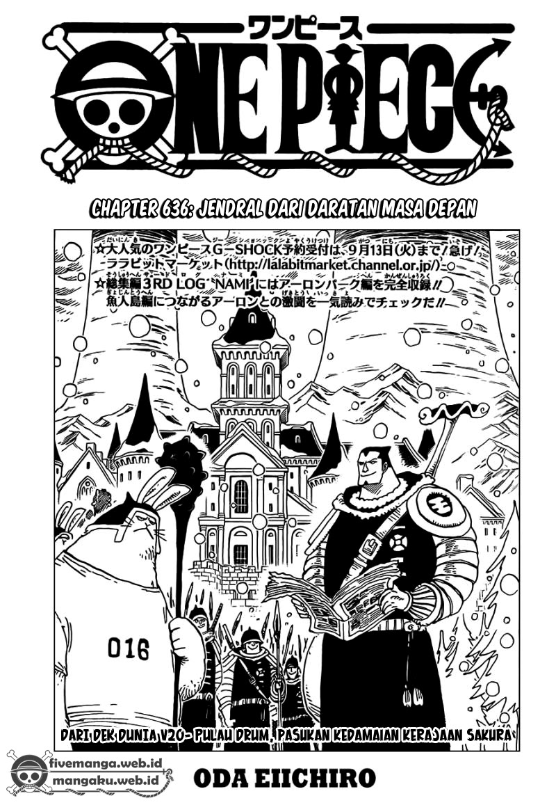 One Piece Chapter 636 – Jendral Dari Daratan Masa Depan - 117