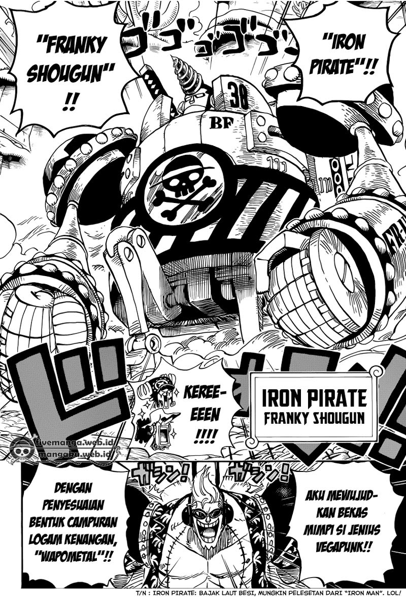 One Piece Chapter 636 – Jendral Dari Daratan Masa Depan - 125