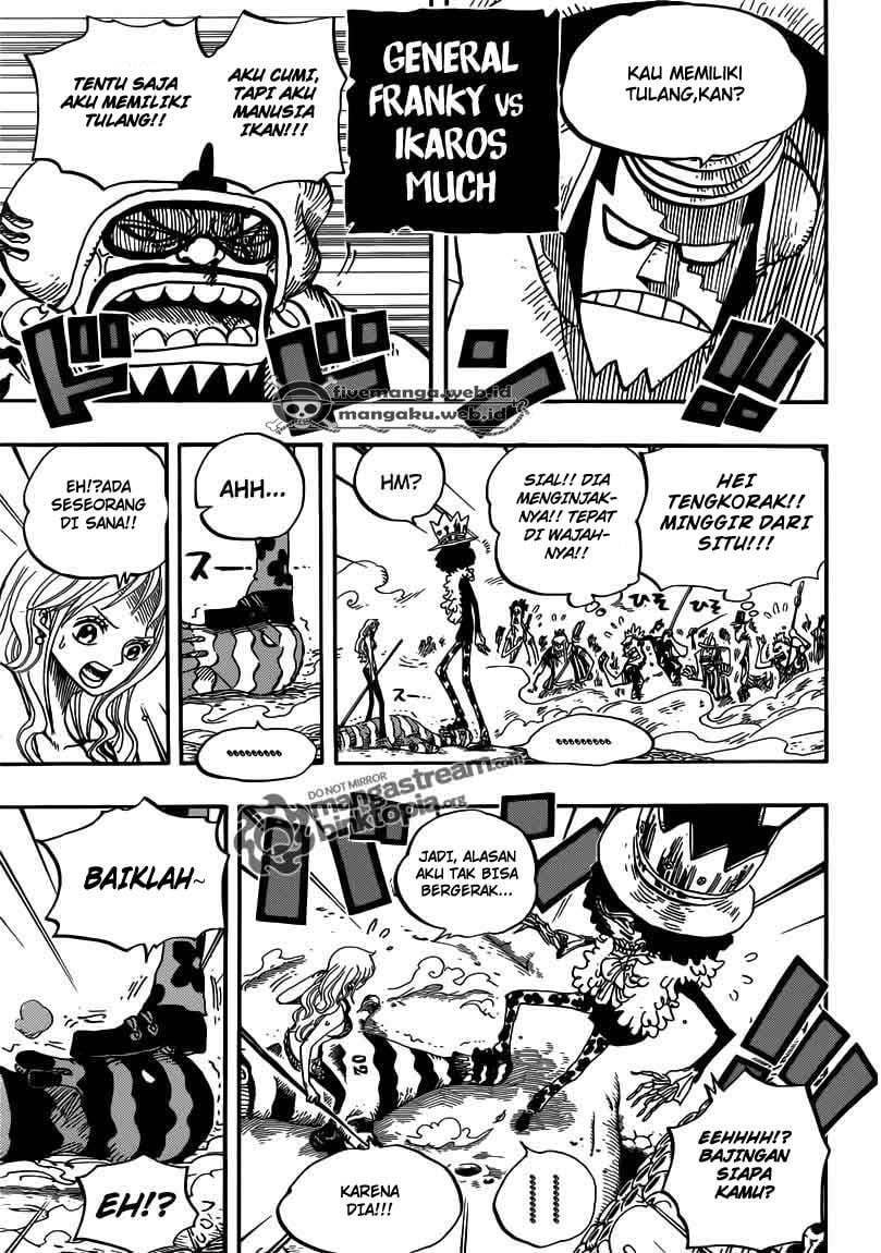 One Piece Chapter 640 – Kebangkitan Pulau Manusia Ikan - 129