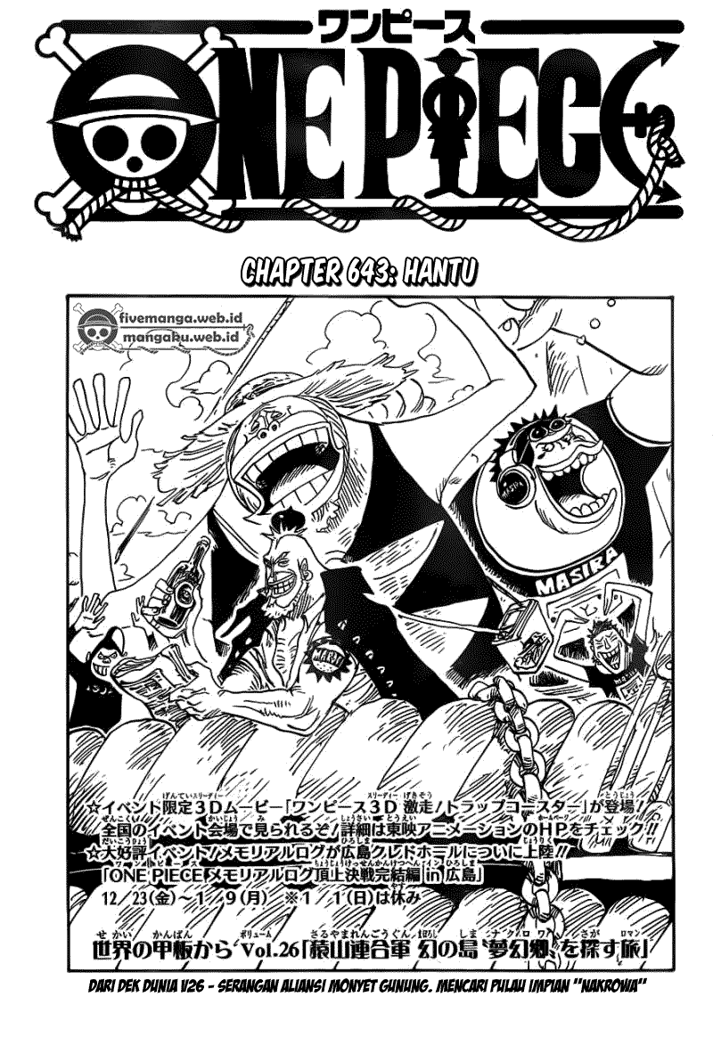 One Piece Chapter 643 – Hantu - 135