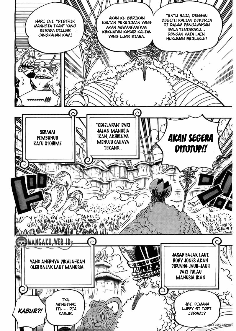 One Piece Chapter 649 – Tarian Bream Dan Plaice - 135