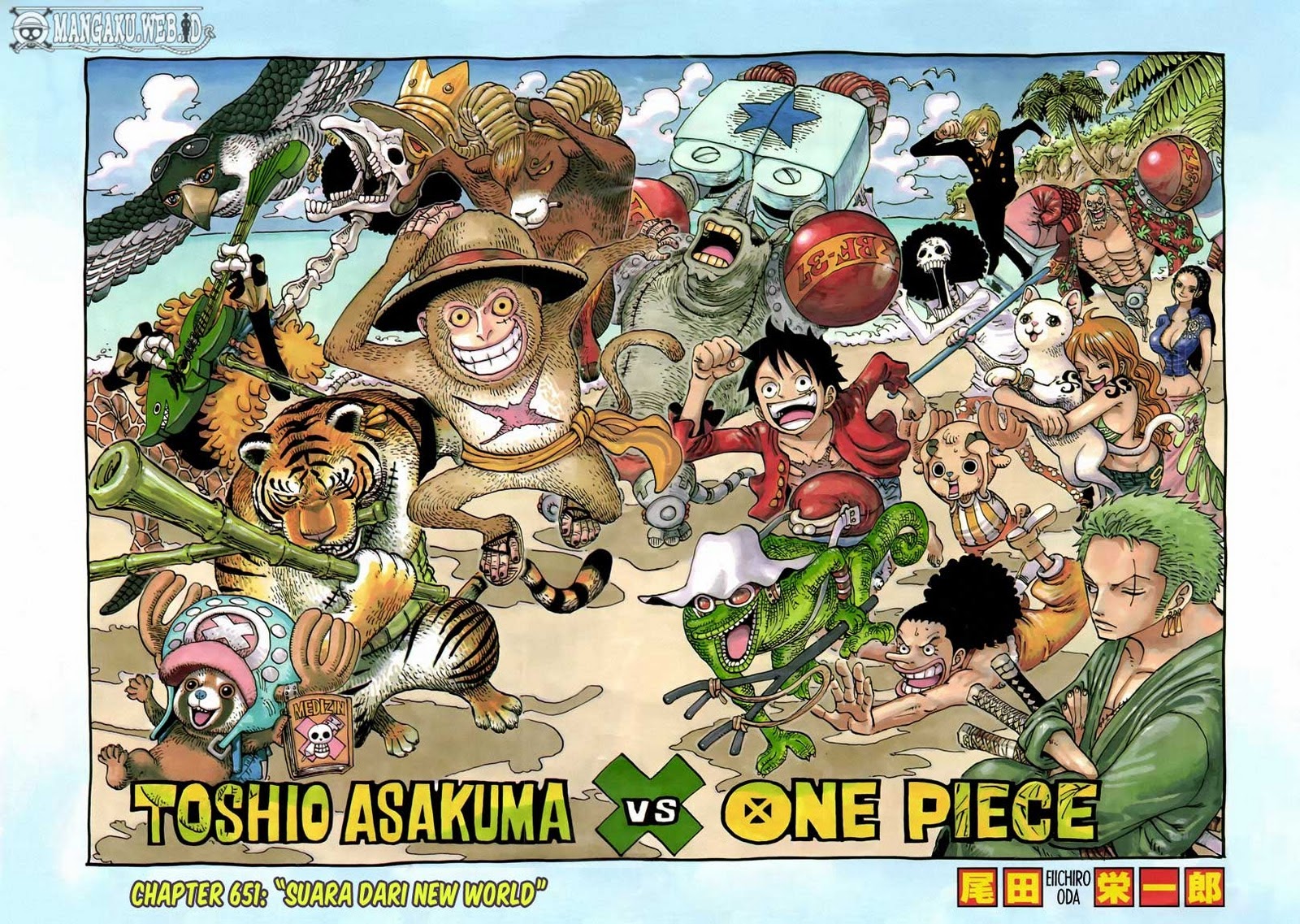 One Piece Chapter 651 – Suara Dari New World - 117