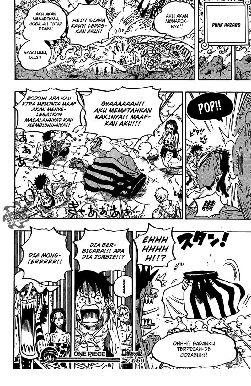 One Piece Chapter 656 – Petualangan Di Pulau Terbakar - 161