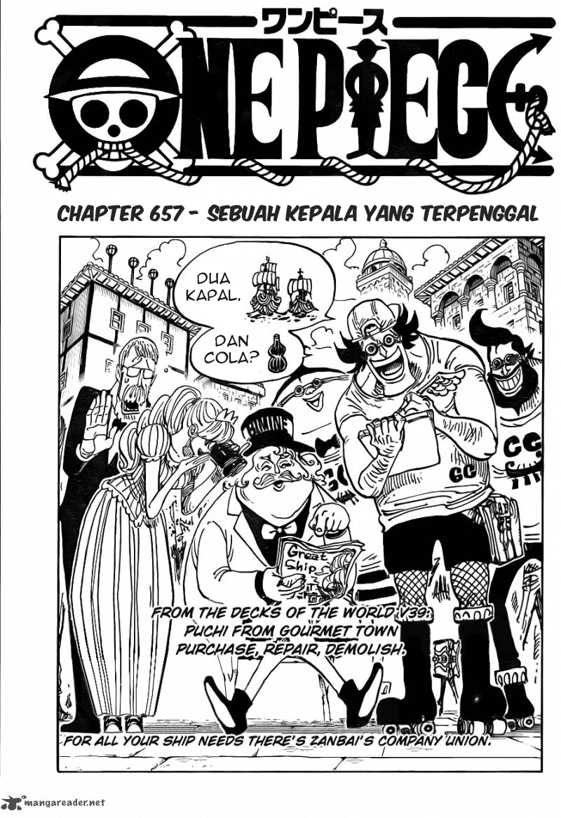 One Piece Chapter 657 – Sebuah Kepala Yang Terpenggal - 123