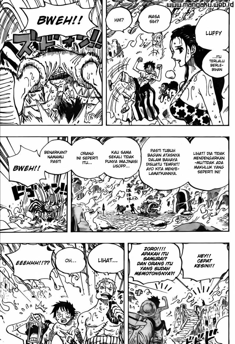 One Piece Chapter 657 – Sebuah Kepala Yang Terpenggal - 127