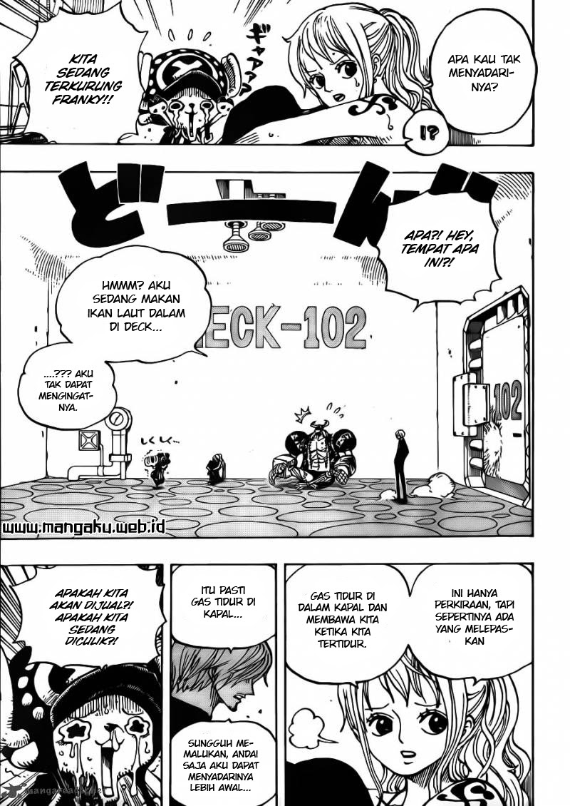 One Piece Chapter 657 – Sebuah Kepala Yang Terpenggal - 135