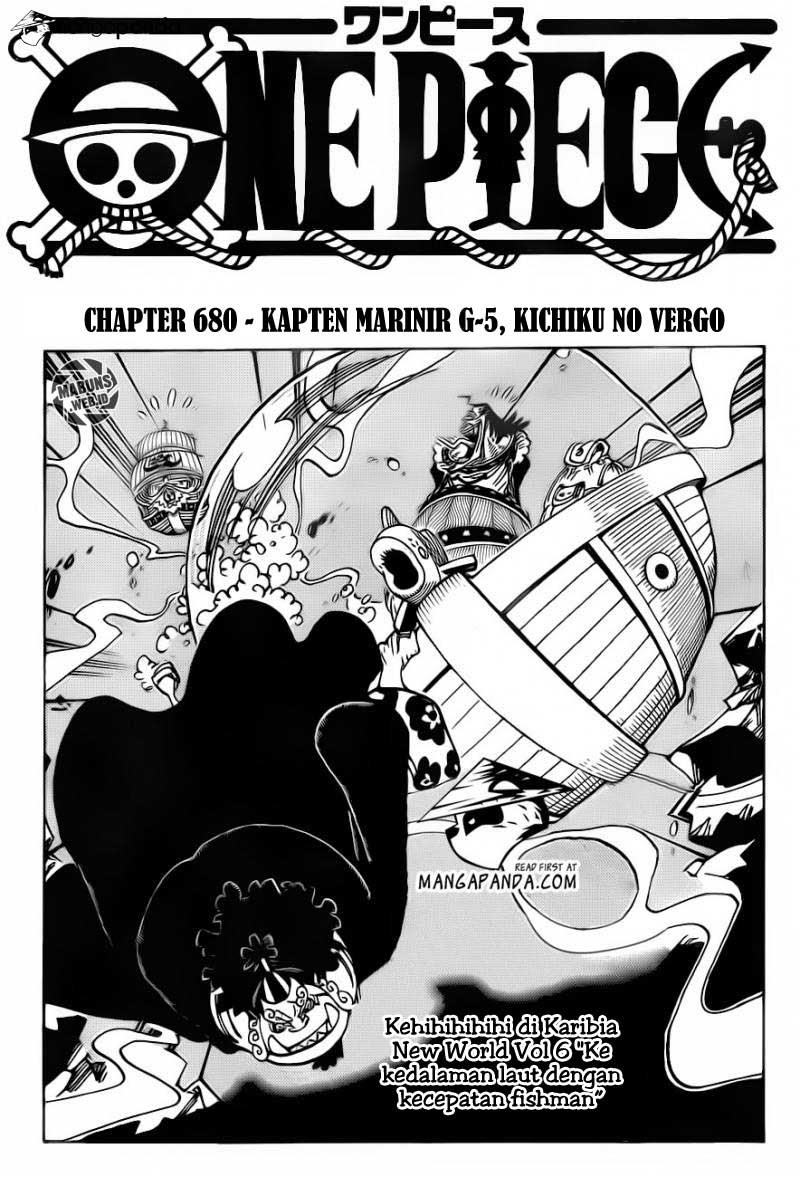 One Piece Chapter 680 - 123