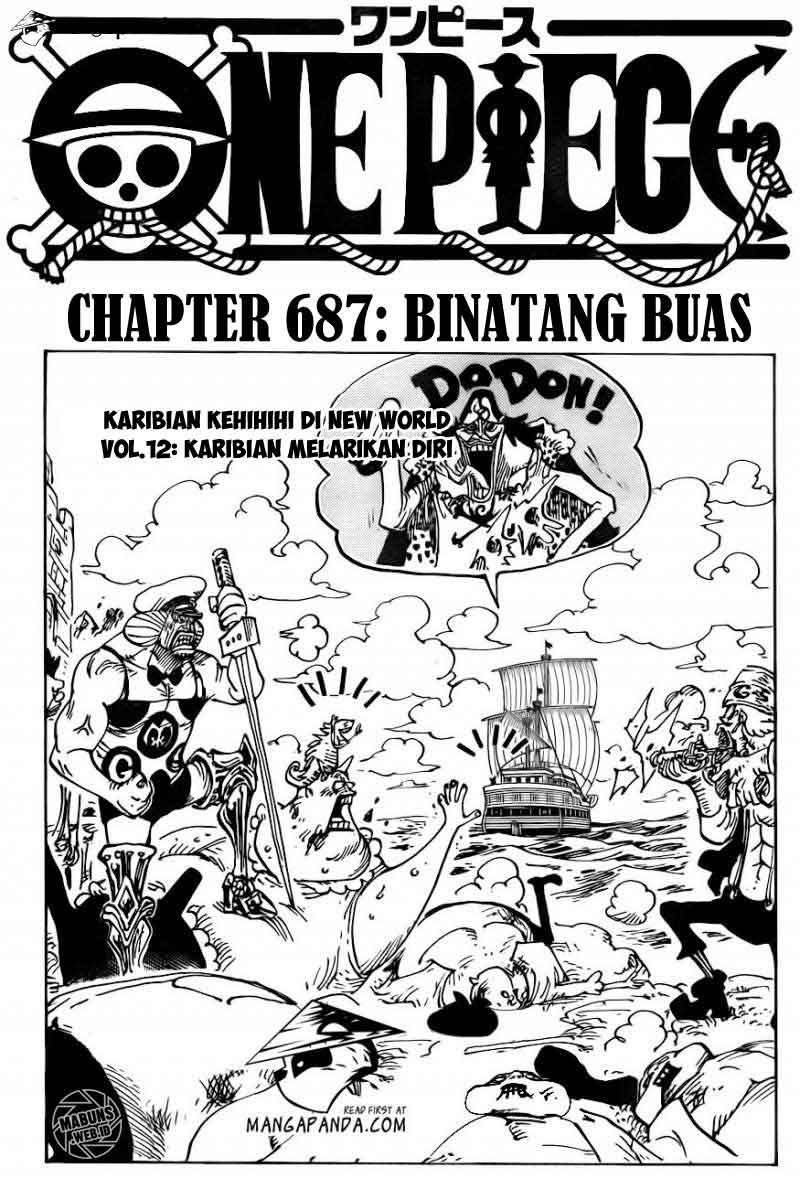 One Piece Chapter 687 - 123