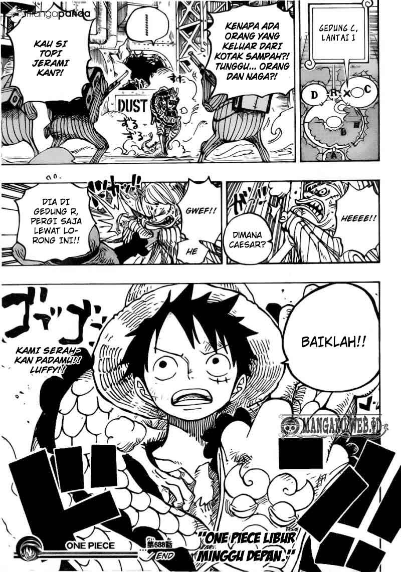One Piece Chapter 688 - 157