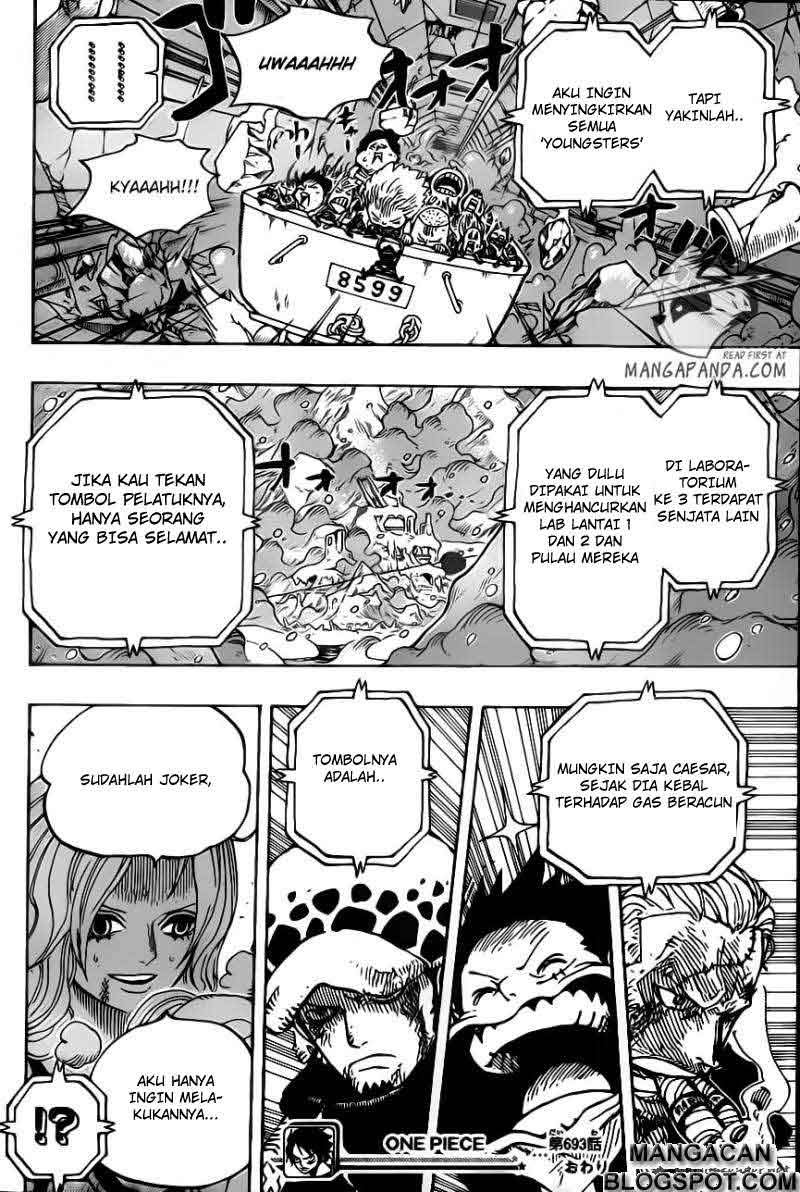 One Piece Chapter 693 - 123