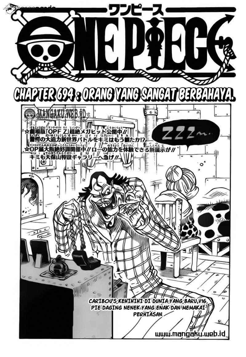 One Piece Chapter 694 - 117