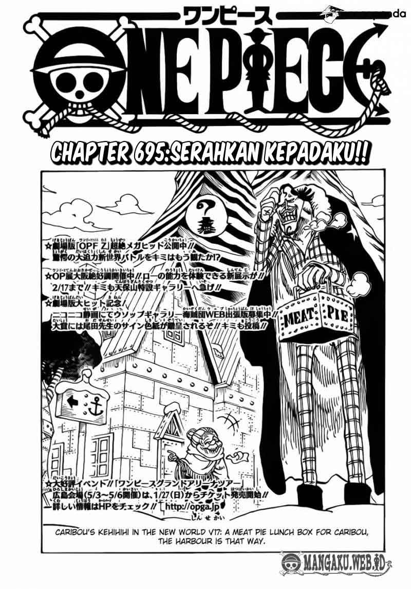 One Piece Chapter 695 - 117