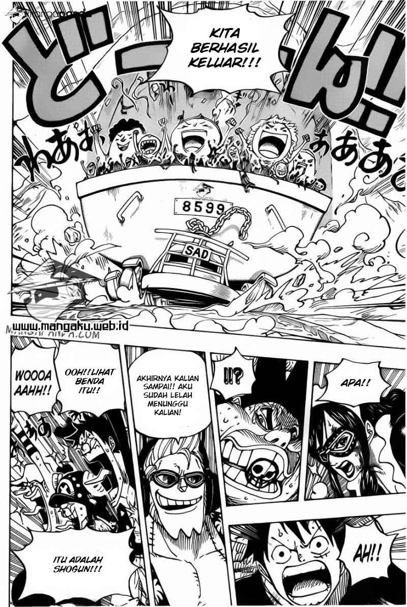 One Piece Chapter 695 - 129