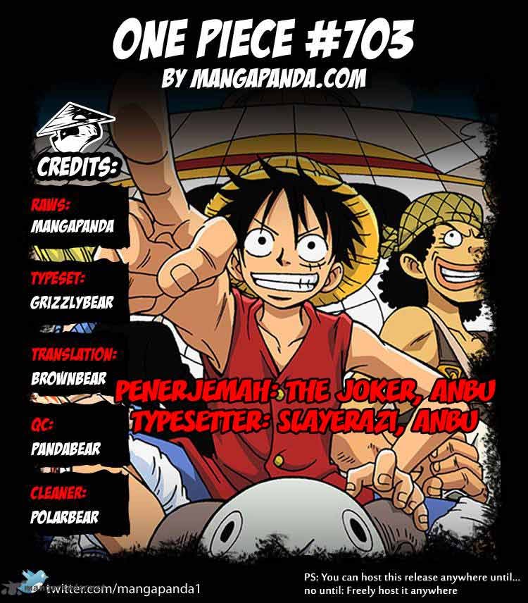 One Piece Chapter 703 - 121