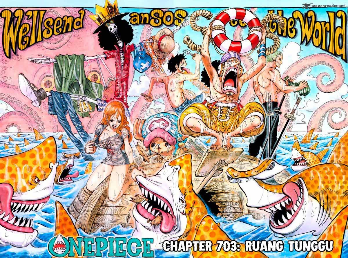 One Piece Chapter 703 - 125